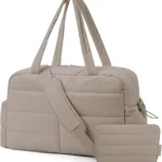 Customize 2025 31L Quilted Durable Travel Duffle Carry Weekender Overnight Gy...